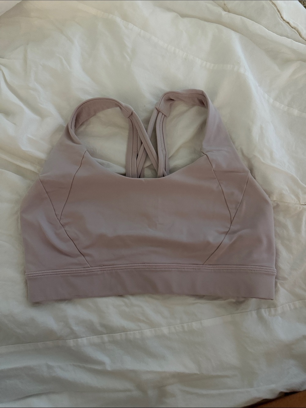 Lululemon Free to Be Elevated Baby Pink Bra Size 6